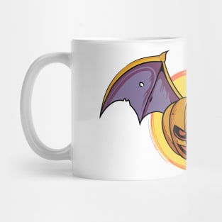 Pumpkin Bat Mug